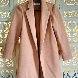 Blush long coat